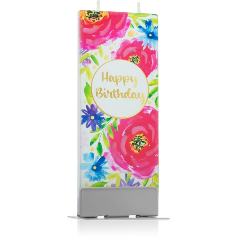 Flatyz Greetings Happy Birthday Flowers свещ 6x15 см - Аромат - Сравни цени от 1 магазин с безплатна доставка
