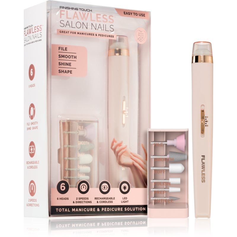 Flawless Finishing Touch Salon Nails комплект за маникюр - Комплект - Сравни цени от 1 магазин с безплатна доставка