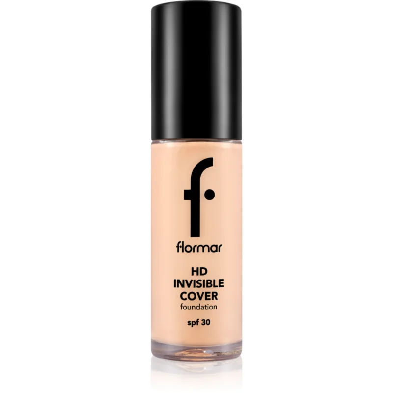 flormar HD Invisible Cover Foundation лек фон дьо тен с озаряващ ефект SPF 30 - Грим - Сравни цени от 1 магазин с безплатна доставка