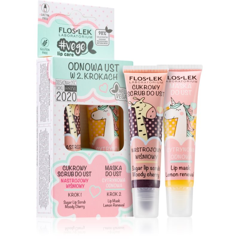 FlosLek Laboratorium Vege Lip Care Renewal комплект за устни - Комплект - Сравни цени от 1 магазин с безплатна доставка