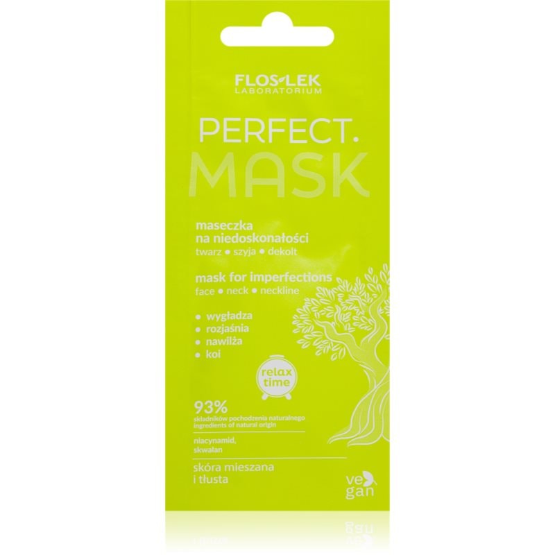FlosLek Laboratorium Perfect почистваща маска за лице за кожа с несъвършенства - Грижа за лице - Сравни цени от 1 магазин с безплатна доставка