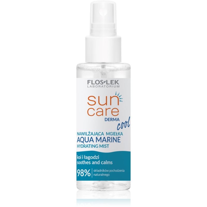 FlosLek Laboratorium Sun Care Derma Cool охлаждаща и освежаващ мъгла след слънчеви бани