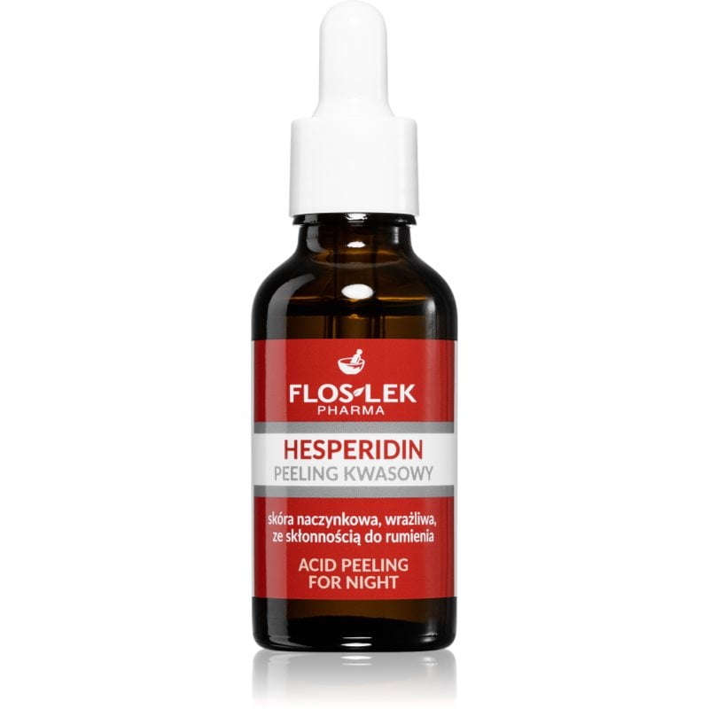 FlosLek Laboratorium Hesperidin пилинг за лице за нощ