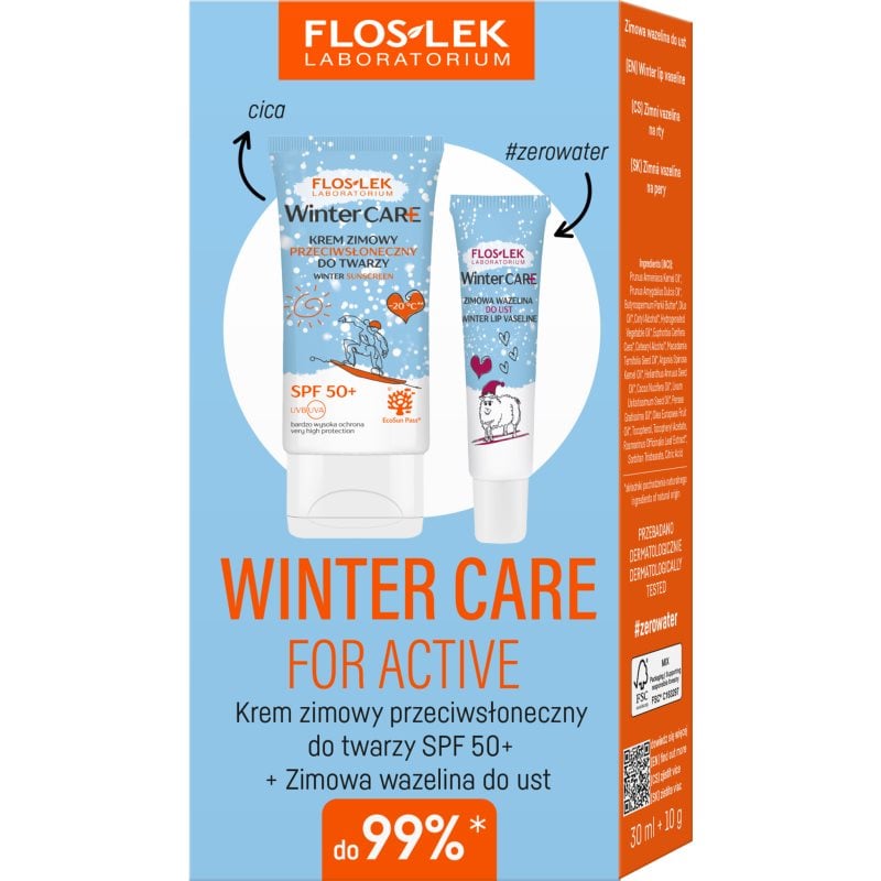 FlosLek Laboratorium Winter Care Set подаръчен комплект SPF 50