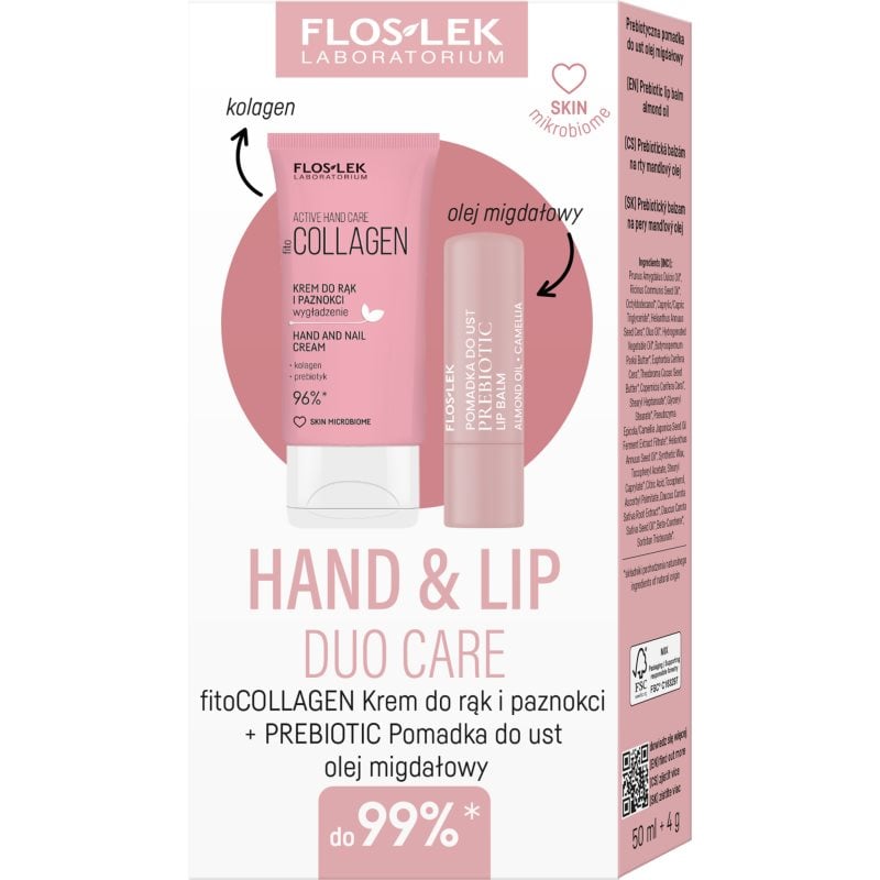 FlosLek Laboratorium Set Hand & Lip подаръчен комплект