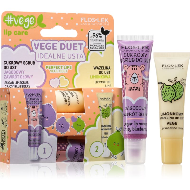 FlosLek Laboratorium Set Vege Duet комплект за устни - Комплект - Сравни цени от 1 магазин с безплатна доставка