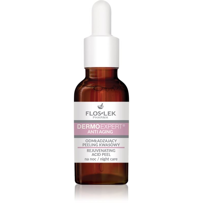 FlosLek Pharma DermoExpert Acid Peel подмладяваща нощна грижа с ексфолиращ ефект - Грижа за лице - Сравни цени от 1 магазин с безплатна доставка