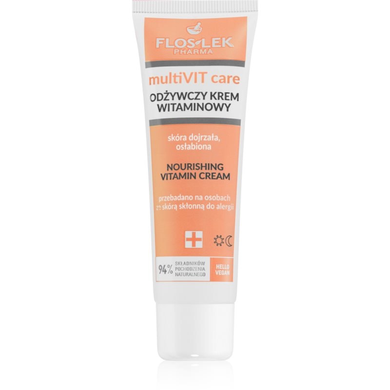 FlosLek Pharma FlosLek Pharma Multivit Care подхранващ крем за зряла кожа - Унисекс парфюм 30мл - Сравни цени от 1 магазин с безплатна доставка