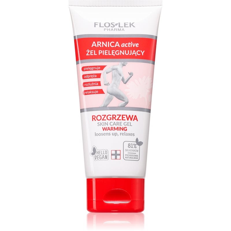 FlosLek Pharma Arnica Active крем за тяло със загряващ ефект