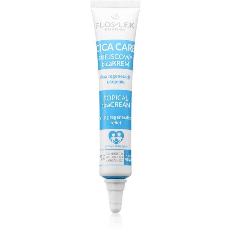 FlosLek Pharma Cica Care Topical CicaCream регенериращ крем за локално лечение - Грижа за лице - Сравни цени от 1 магазин с безплатна доставка