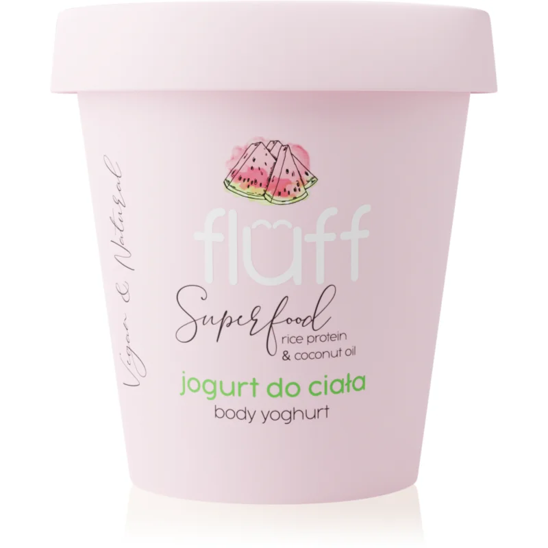 Fluff Superfood Watermelon йогурт за тяло Rice Protein & Coconut Oil - Грижа за тяло - Сравни цени от 1 магазин с безплатна доставка