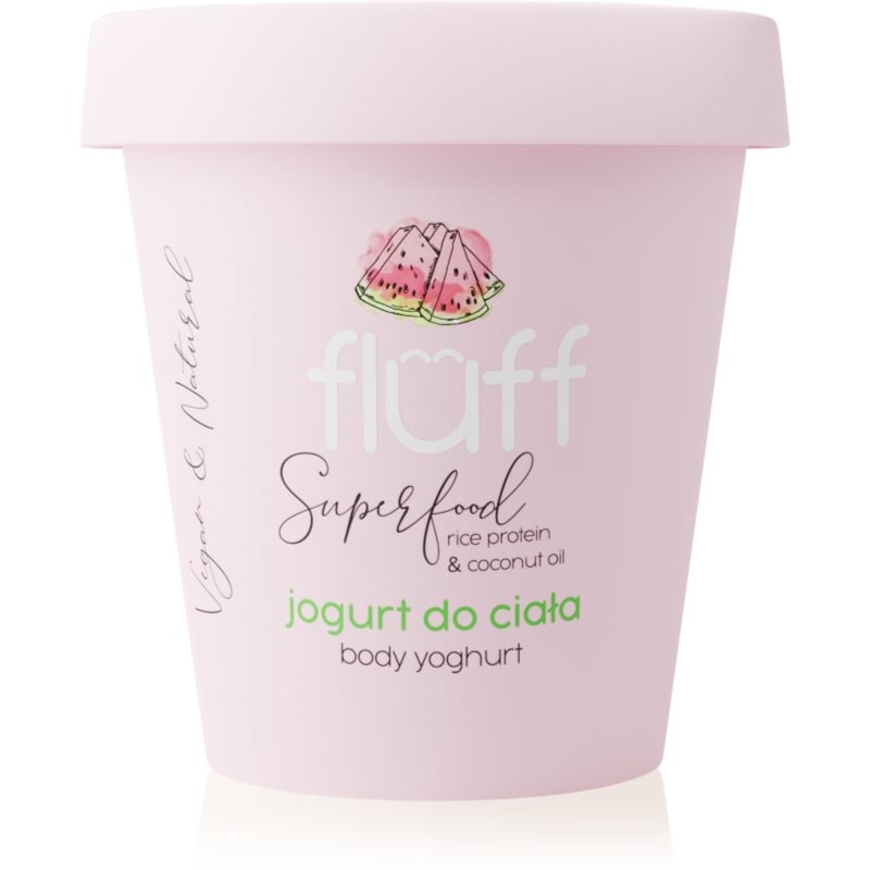 Fluff Superfood Watermelon йогурт за тяло Rice Protein & Coconut Oil - Грижа за тяло - Сравни цени от 1 магазин с безплатна доставка