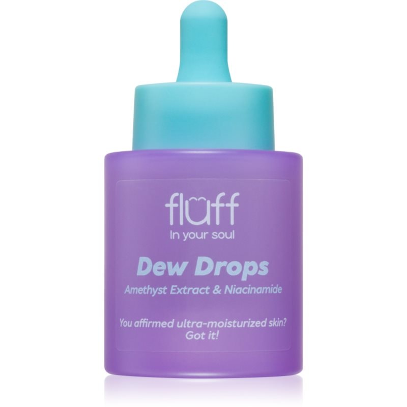 Fluff Dew Drops хидратиращ серум с ниацинамид Amethyst Extract - Грижа за лице - Сравни цени от 1 магазин с безплатна доставка