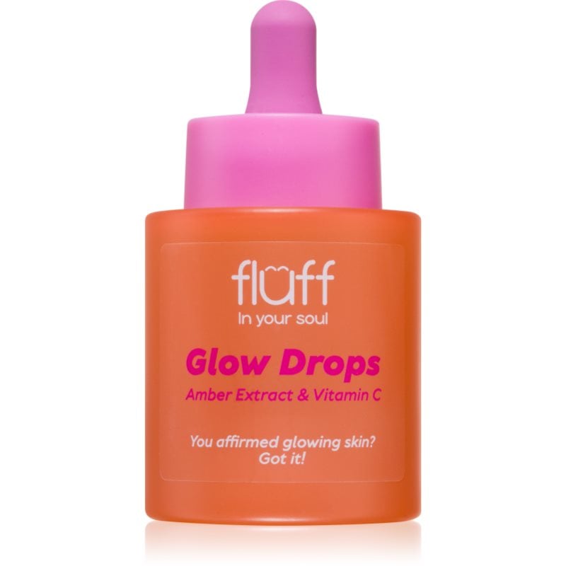 Fluff Glow Drops озаряващ серум с витамин С Amber Extract