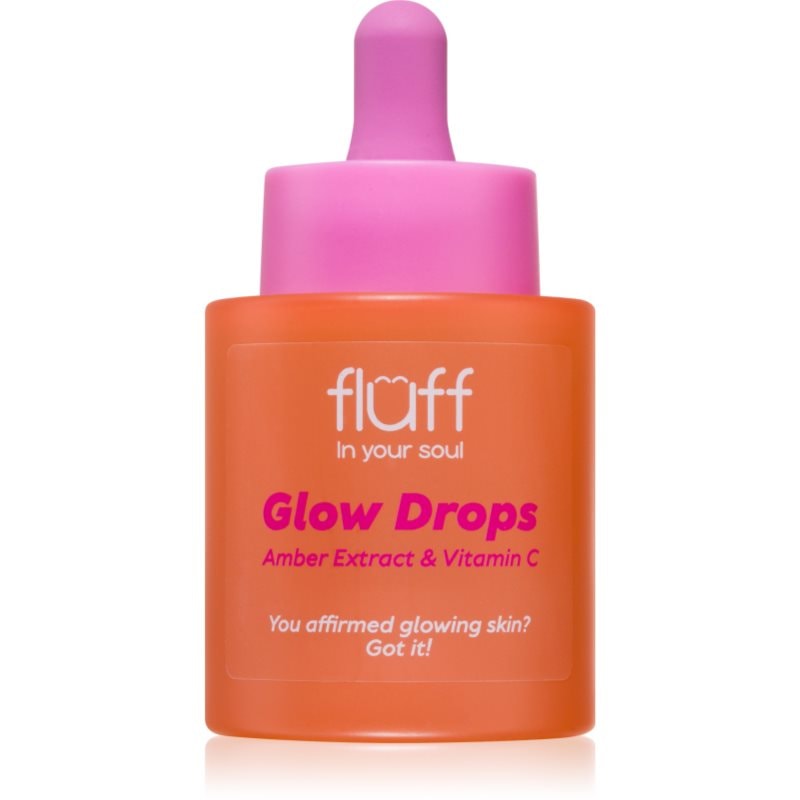 Fluff Glow Drops озаряващ серум с витамин С Amber Extract - Грижа за лице - Сравни цени от 1 магазин с безплатна доставка