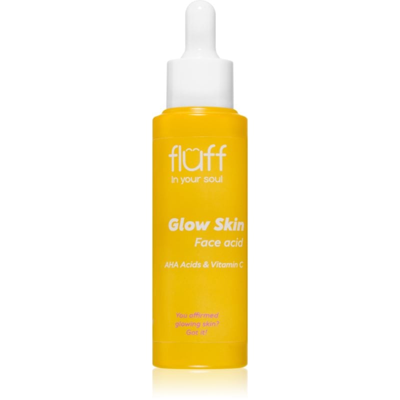 Fluff Glow Skin изглаждащ пилинг за лице с витамин С