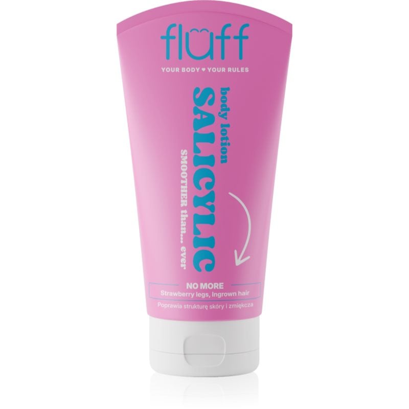 Fluff Salicylic Acid изглаждащо мляко за тяло със салицилова киселина