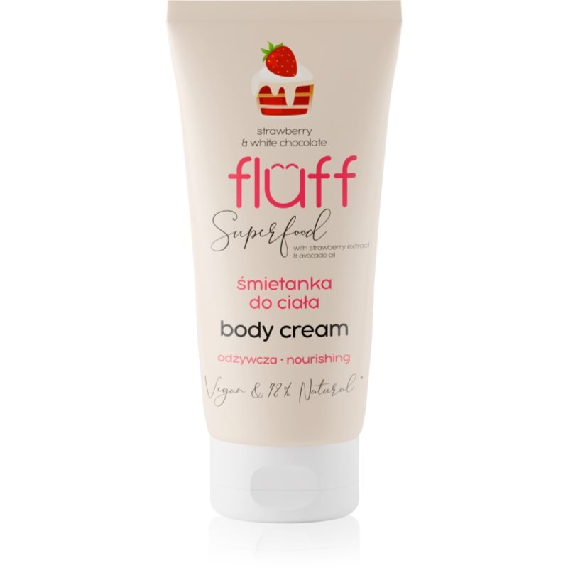 Fluff Superfood strawberry and White Chocolate крем за тяло - Грижа за тяло - Сравни цени от 1 магазин с безплатна доставка
