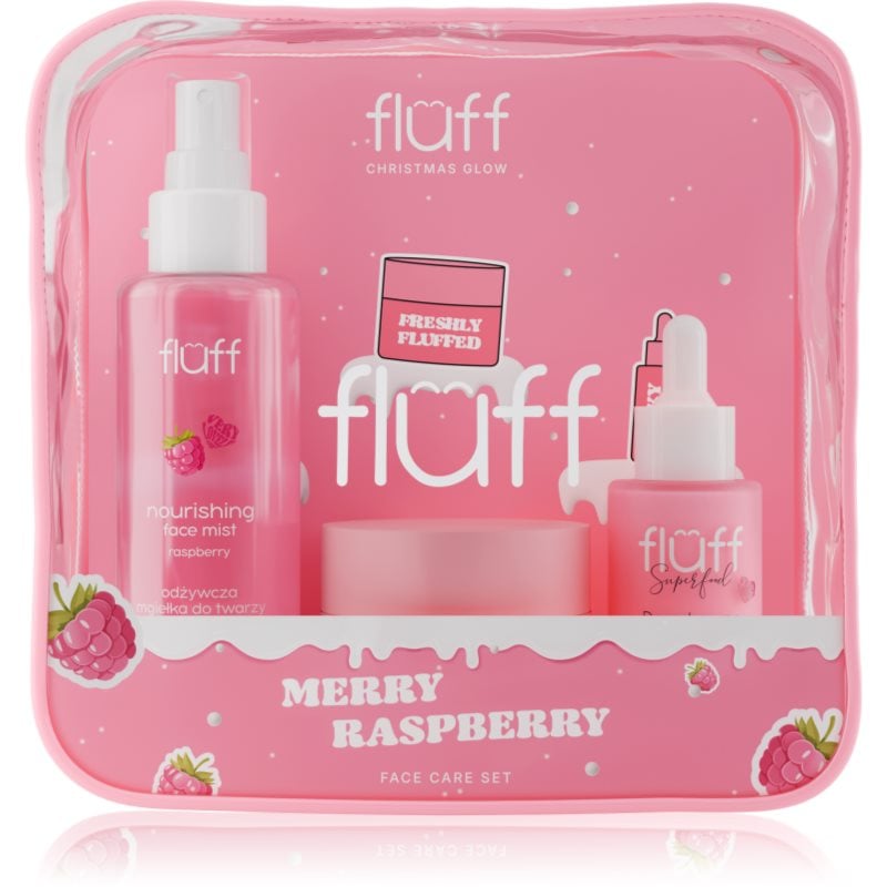 Fluff Christmas Glow Merry Raspberry коледен подаръчен комплект