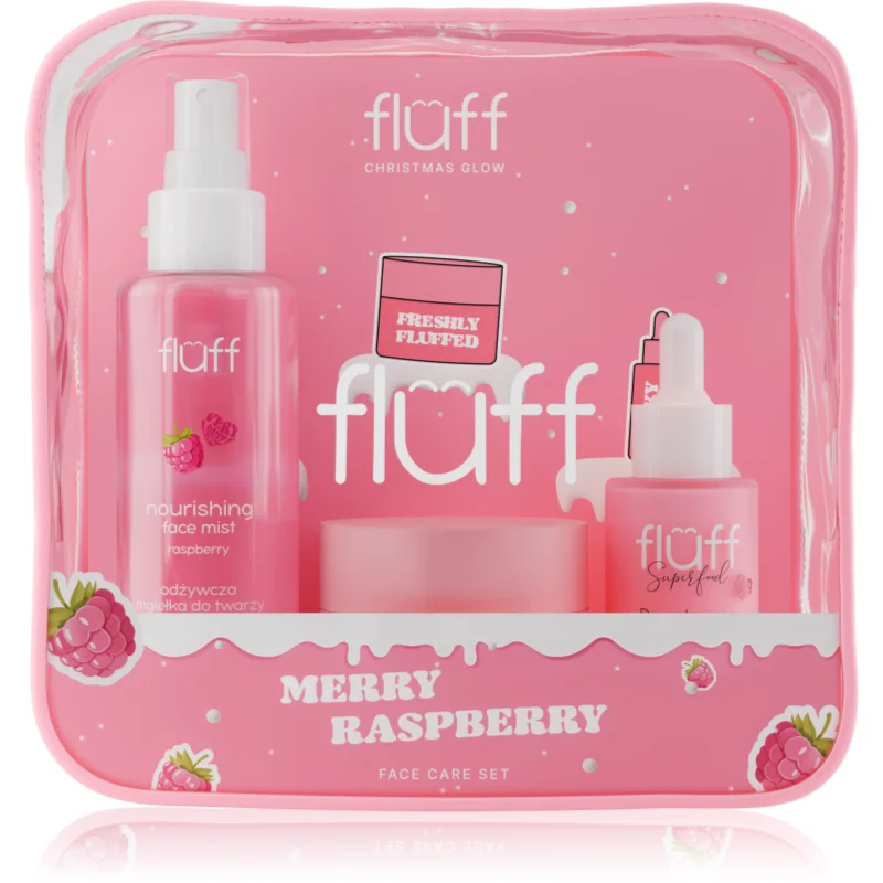 Fluff Christmas Glow Merry Raspberry коледен подаръчен комплект - Комплект - Сравни цени от 1 магазин с безплатна доставка