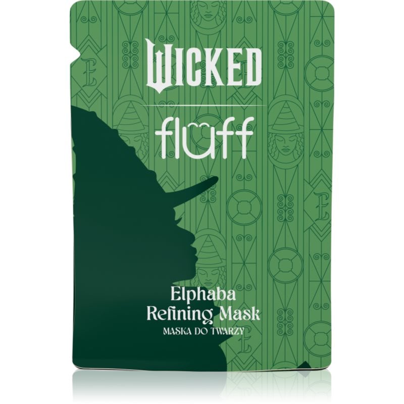 Fluff Wicked Elphaba Refining Mask Платнена маска за лице за еднократна употреба