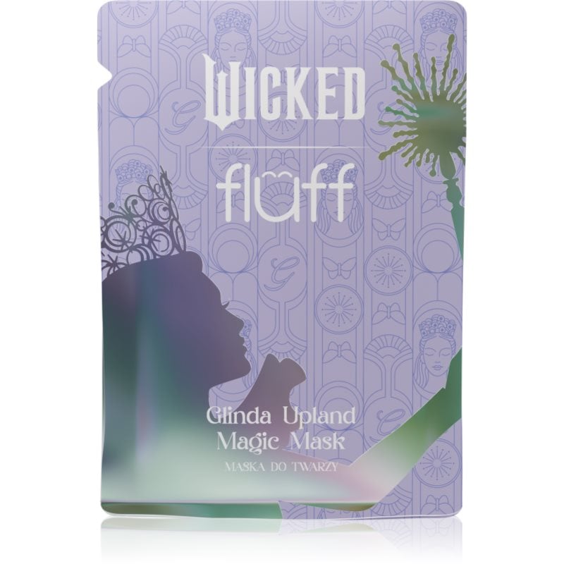 Fluff Wicked Glinda Upland Magic Mask Платнена маска за лице за еднократна употреба