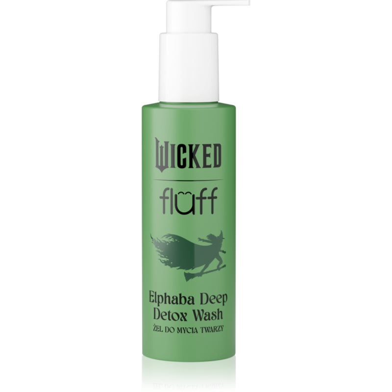 Fluff Wicked Elphaba Deep Detox Wash почистващ гел за лице