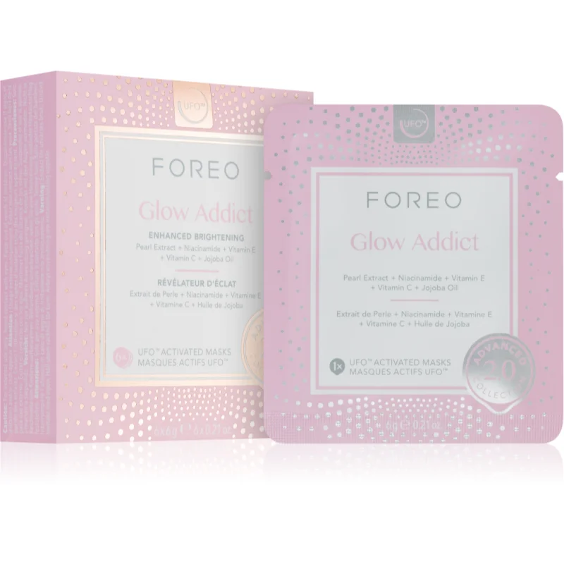 FOREO UFO™ Glow Addict озаряваща маска за лице