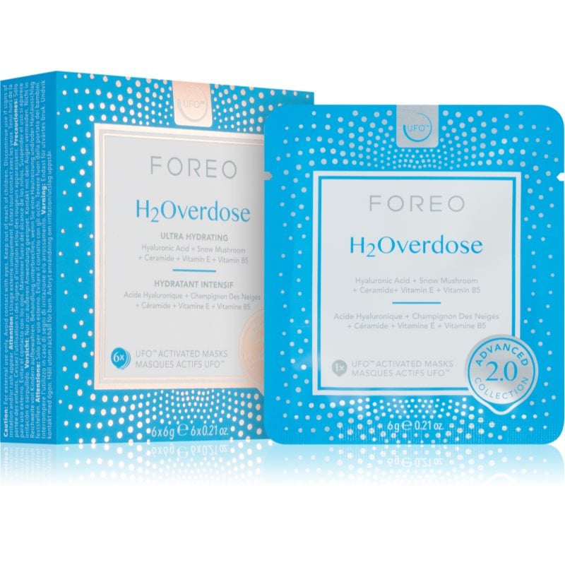 FOREO UFO™ H2Overdose хидратираща маска за лице
