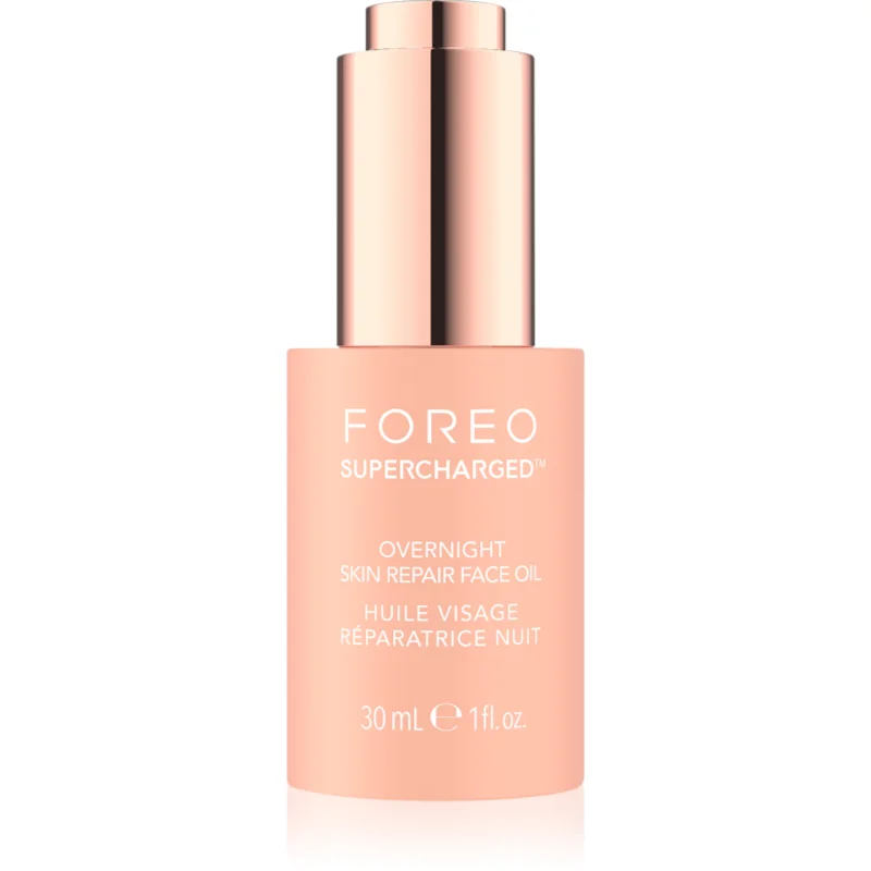 FOREO SUPERCHARGED Overnight Skin Repair Face Oil подмладяващо олио за лице за нощ
