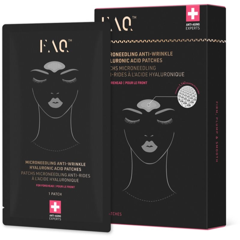 FOREO FAQ™ Microneedling Anti-Wrinkle лепенки за чело против бръчки с хиалуронова киселина - Грижа за лице - Сравни цени от 1 магазин с безплатна доставка