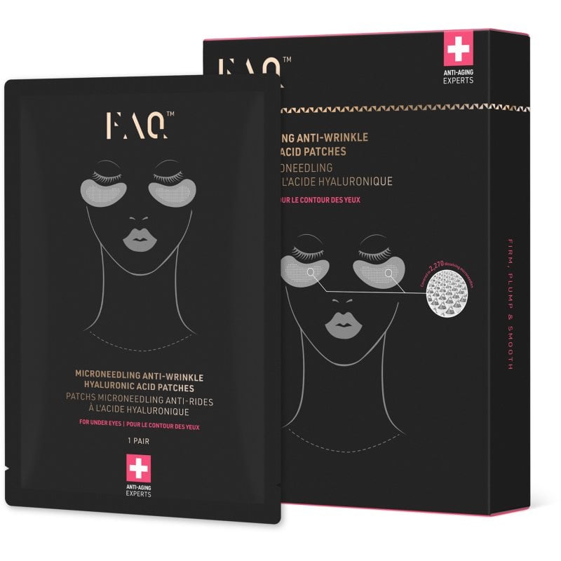 FOREO FAQ™ Microneedling Anti-Wrinkle лепенки против бръчки за под очите с хиалуронова киселина