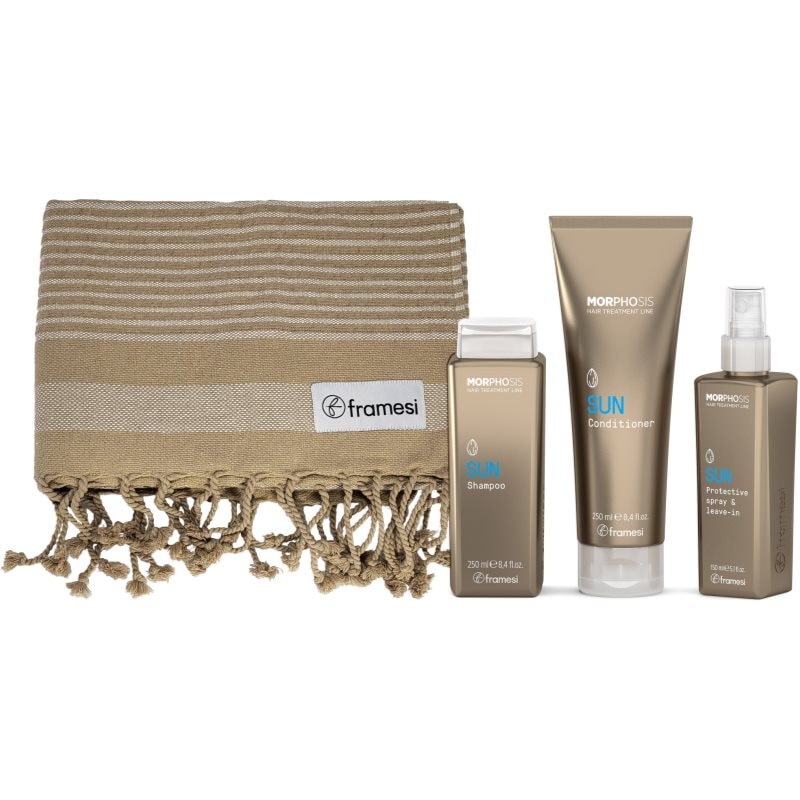 Framesi Morphosis Sun подаръчен комплект за изтощена от слънце коса - Комплект - Сравни цени от 1 магазин с безплатна доставка