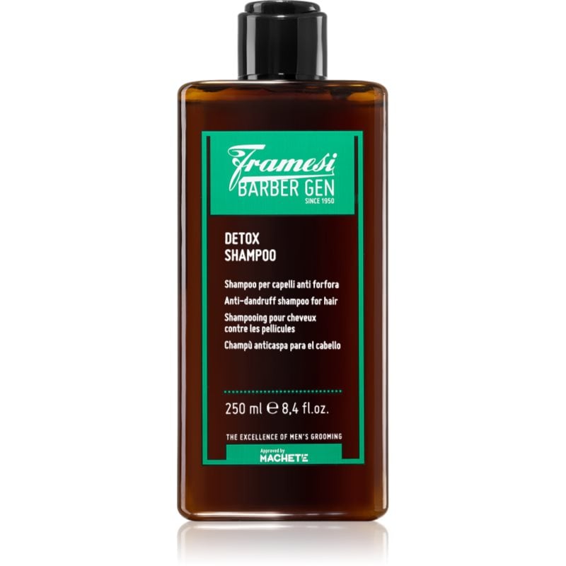 Framesi Barber Gen Detox почистващ детоксикиращ шампоан против пърхот