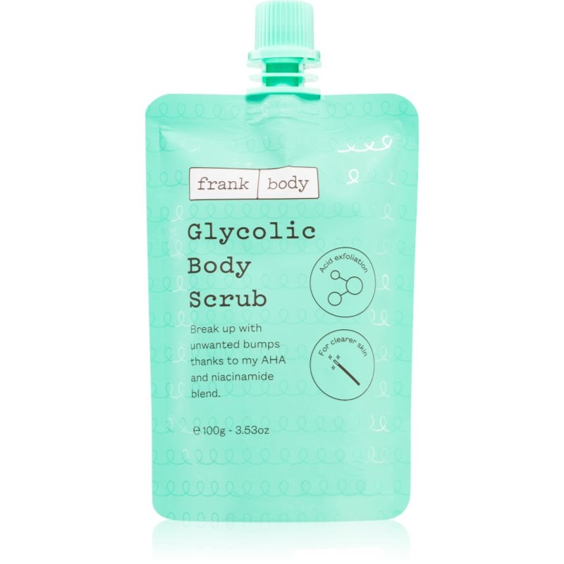 Frank Body Glycolic пилинг за тяло s AHA