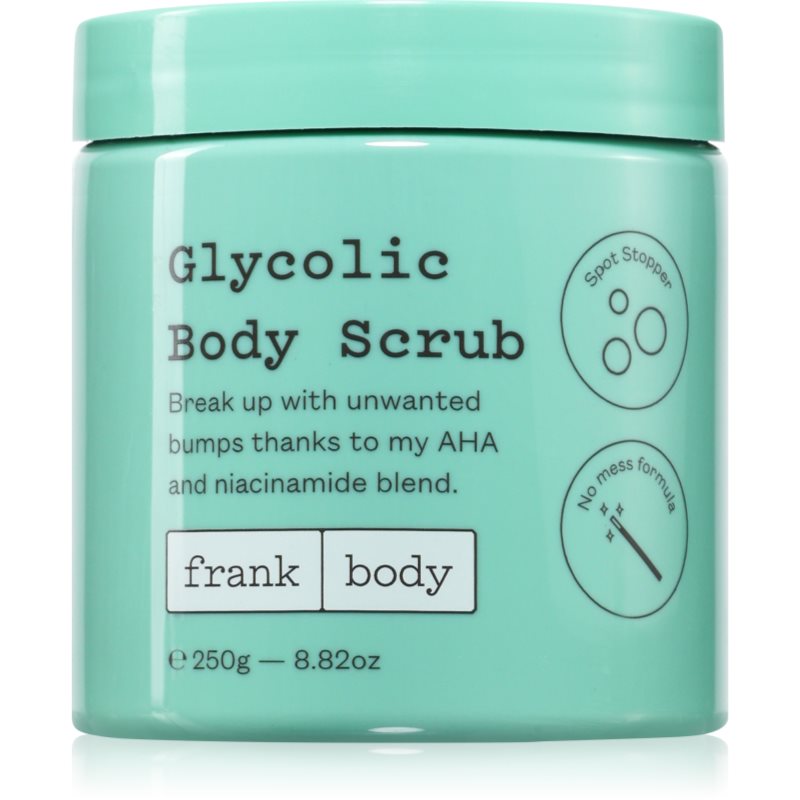 Frank Body Glycolic пилинг за тяло s AHA 250 гр. - Грижа за тяло - Сравни цени от 1 магазин с безплатна доставка