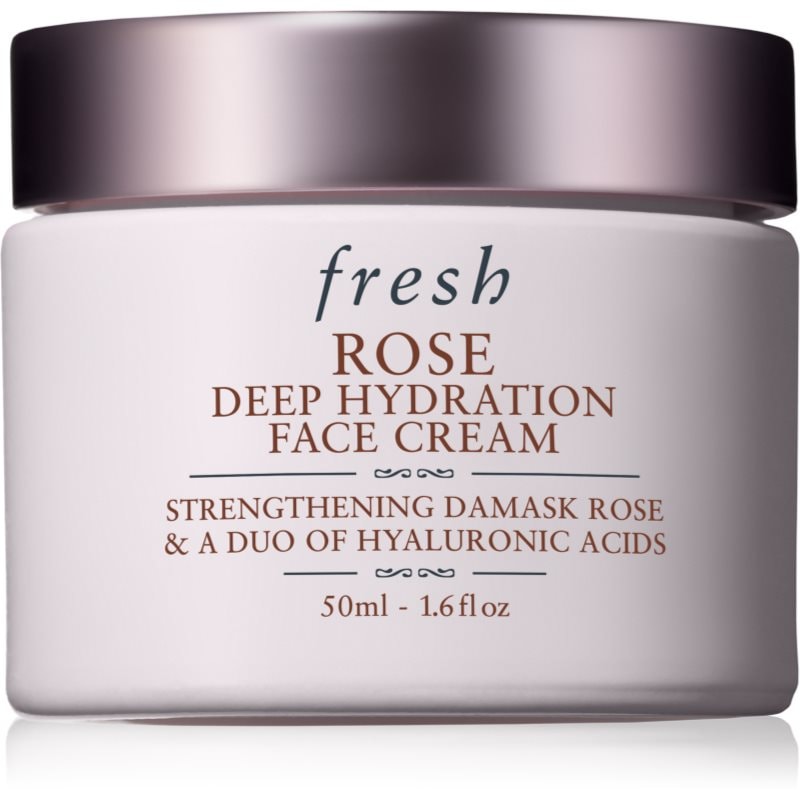fresh Rose Deep Hydration Face Cream хидратиращ крем за лице с хиалуронова киселина - Грижа за лице - Сравни цени от 1 магазин с безплатна доставка