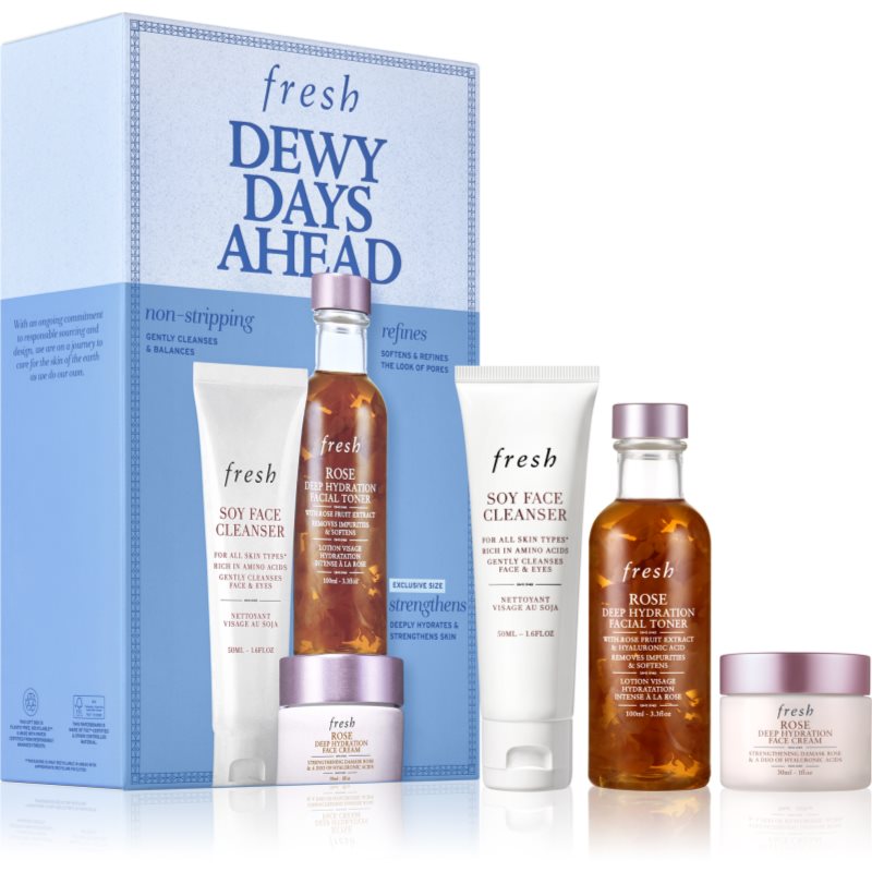 fresh Dewy Days Ahead комплект за грижа за лицето - Комплект - Сравни цени от 1 магазин с безплатна доставка