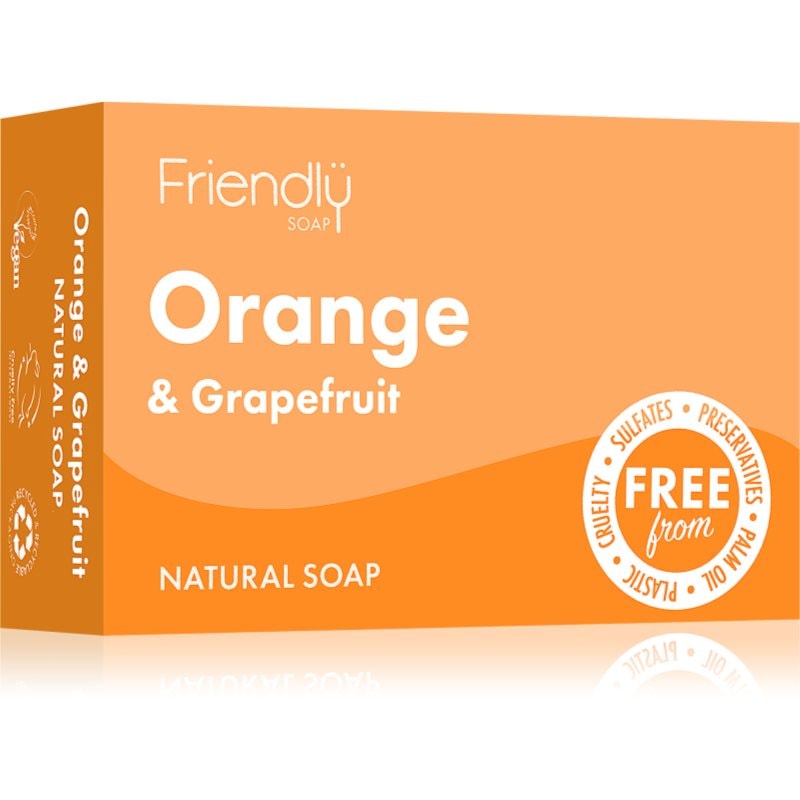 Friendly Soap Natural Soap Orange & Grapefruit натурален сапун - Грижа за тяло - Сравни цени от 1 магазин с безплатна доставка
