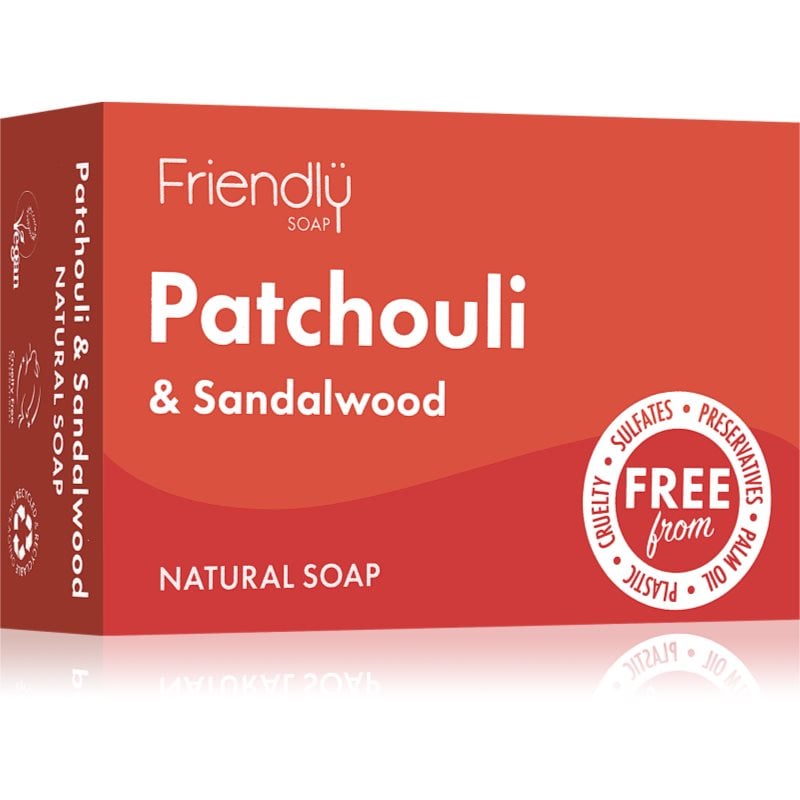 Friendly Soap Natural Soap Patchouli & Sandalwood натурален сапун 95 гр.