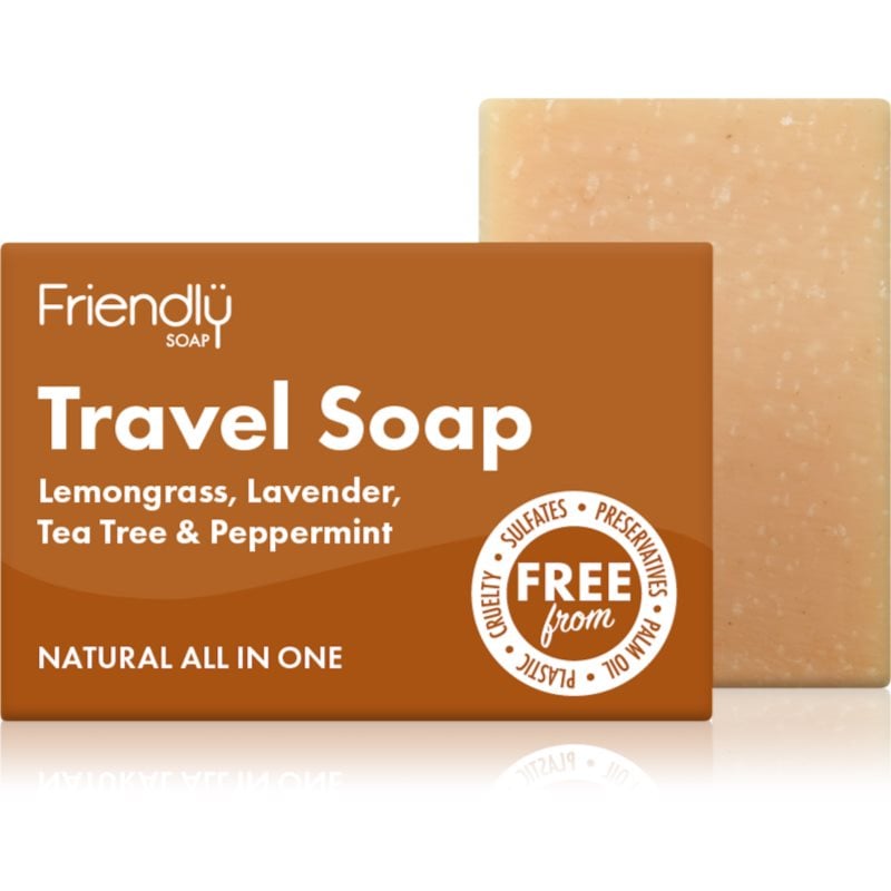 Friendly Soap Travel Soap Hair & Body натурален сапун за тяло и коса