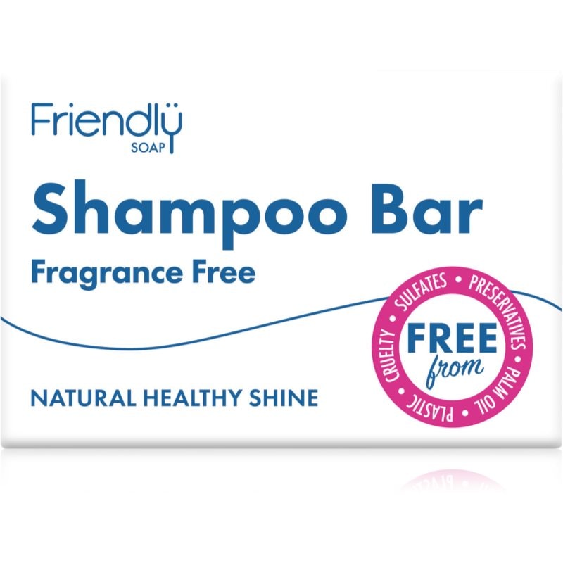 Friendly Soap Natural Shampoo Bar Fragrance Free натурален сапун За коса 95 гр. - Грижа за коса - Сравни цени от 1 магазин с безплатна доставка
