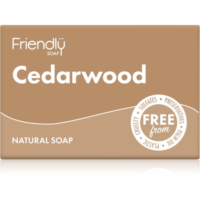 Friendly Soap Friendly Soap Natural Soap Cedarwood натурален сапун - Унисекс парфюм 95мл - Сравни цени от 1 магазин с безплатна доставка