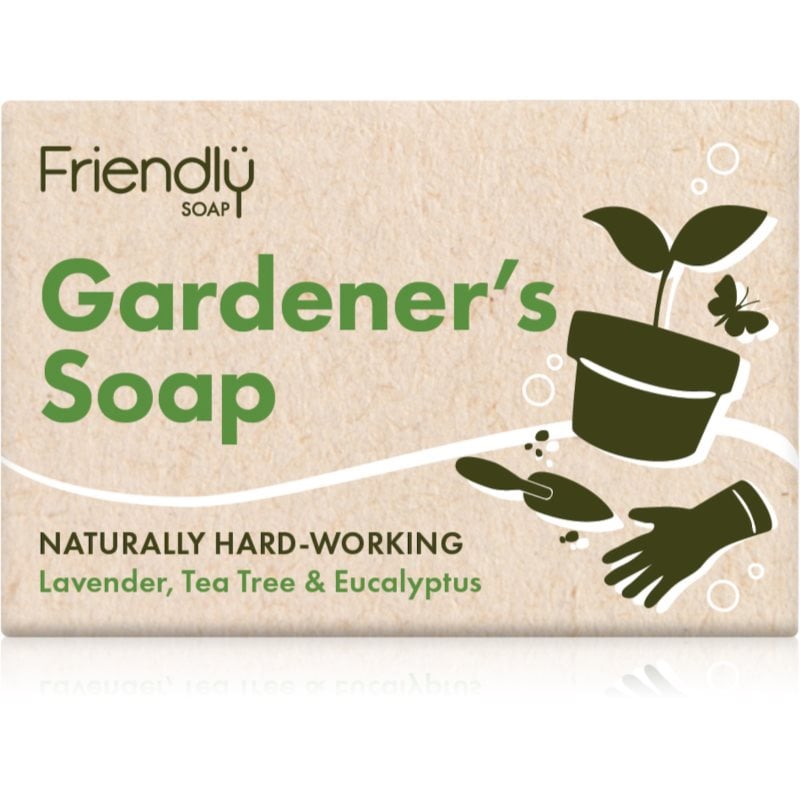 Friendly Soap Gardener's Soap естествен твърд сапун за лице, тяло и коса