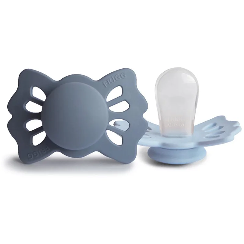 FRIGG Lucky Size 1:0-6 months биберон Slate/Powder Blue - За деца - Сравни цени от 1 магазин с безплатна доставка