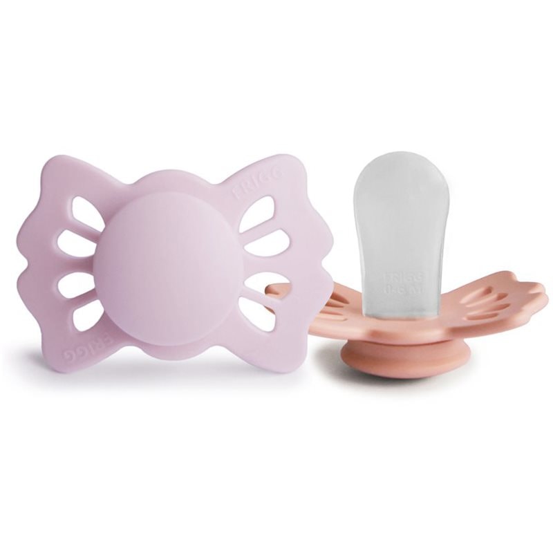 FRIGG Lucky Size 1:0-6 months биберон Soft Lilac/Pretty in Peach - За деца - Сравни цени от 1 магазин с безплатна доставка