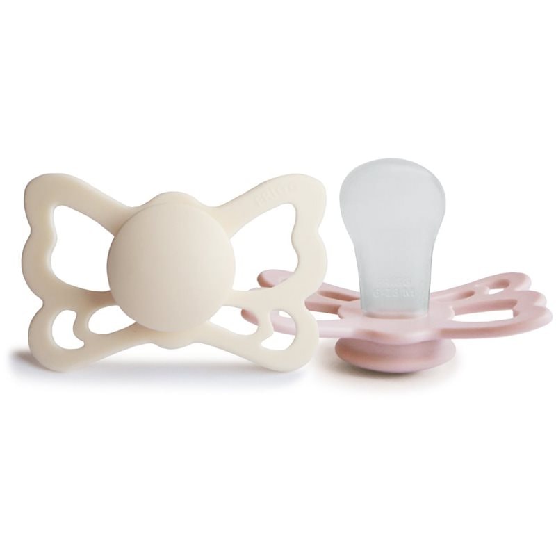 FRIGG Butterfly Size 2:6-18 months биберон Cream/Blush - Грижа за тяло - Сравни цени от 1 магазин с безплатна доставка