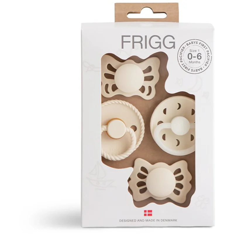 FRIGG Baby's First Pacifier Moonlight Sailing биберон Cream