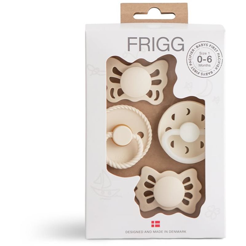 FRIGG Baby's First Pacifier Moonlight Sailing биберон Cream