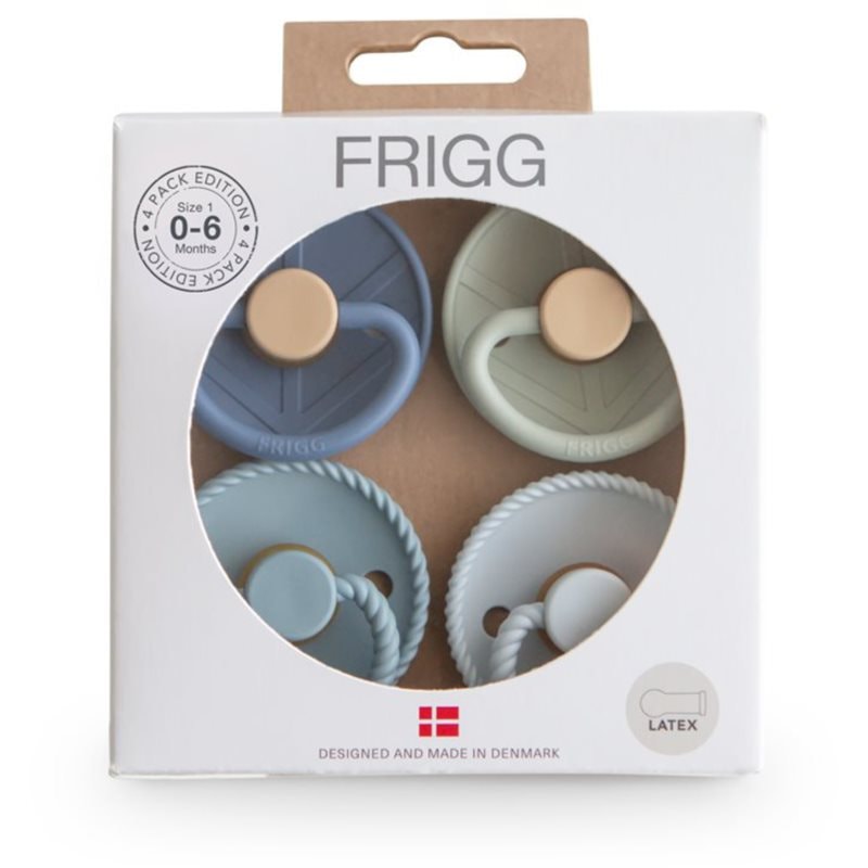 FRIGG 4 Pack Edition Size 1:0-6 months биберон Skyline Serenity - За деца - Сравни цени от 1 магазин с безплатна доставка
